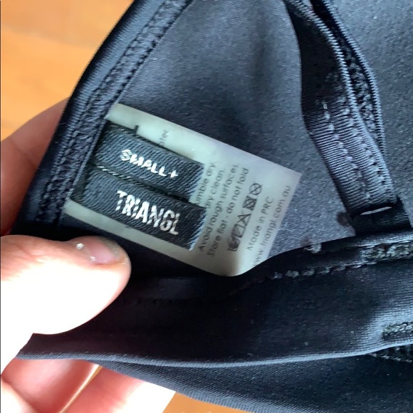 BLACK TWIGGY STARDUST TRIANGL TOP! - Picture 8 of 8